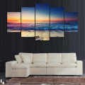 5 Panels The Seaview Modern Home Wall Decor Painting Canvas Art HD Print Painting Canvas Wall Picture for Home Decor Mc-162